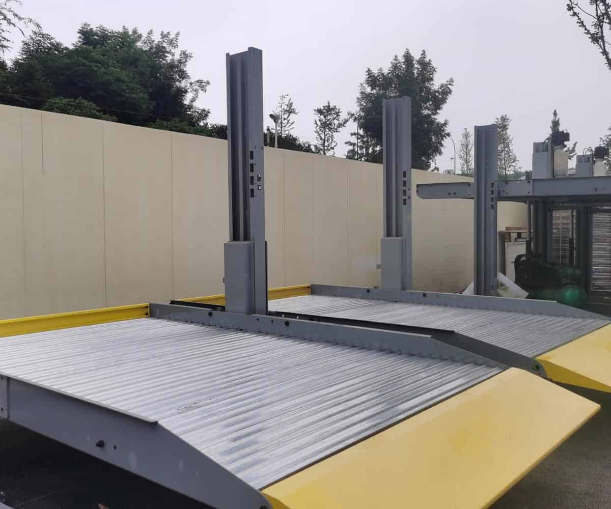 二層簡易升降類機械停車設備出租