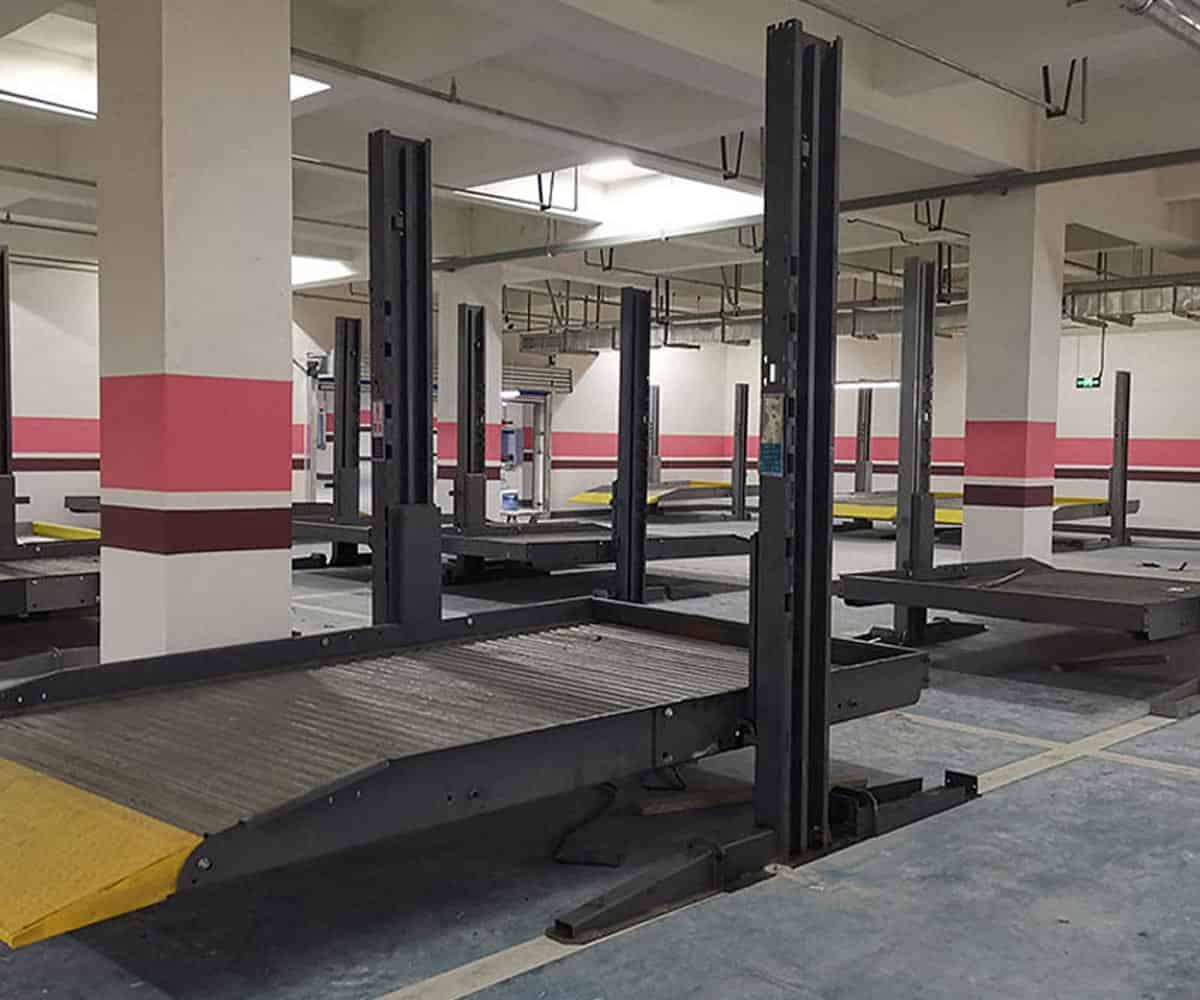 六枝二層簡易式機械式停車庫租賃